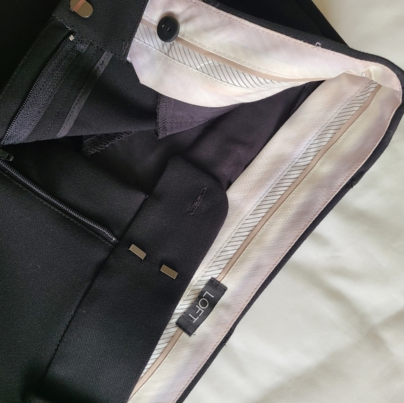 LOFT Black Slacks/Trousers - Picture 6 of 9